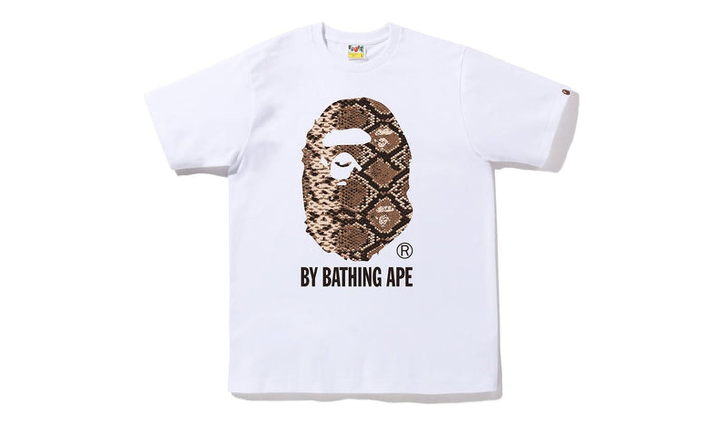 BAPE Snake By Bathing Ape Tee White Beige