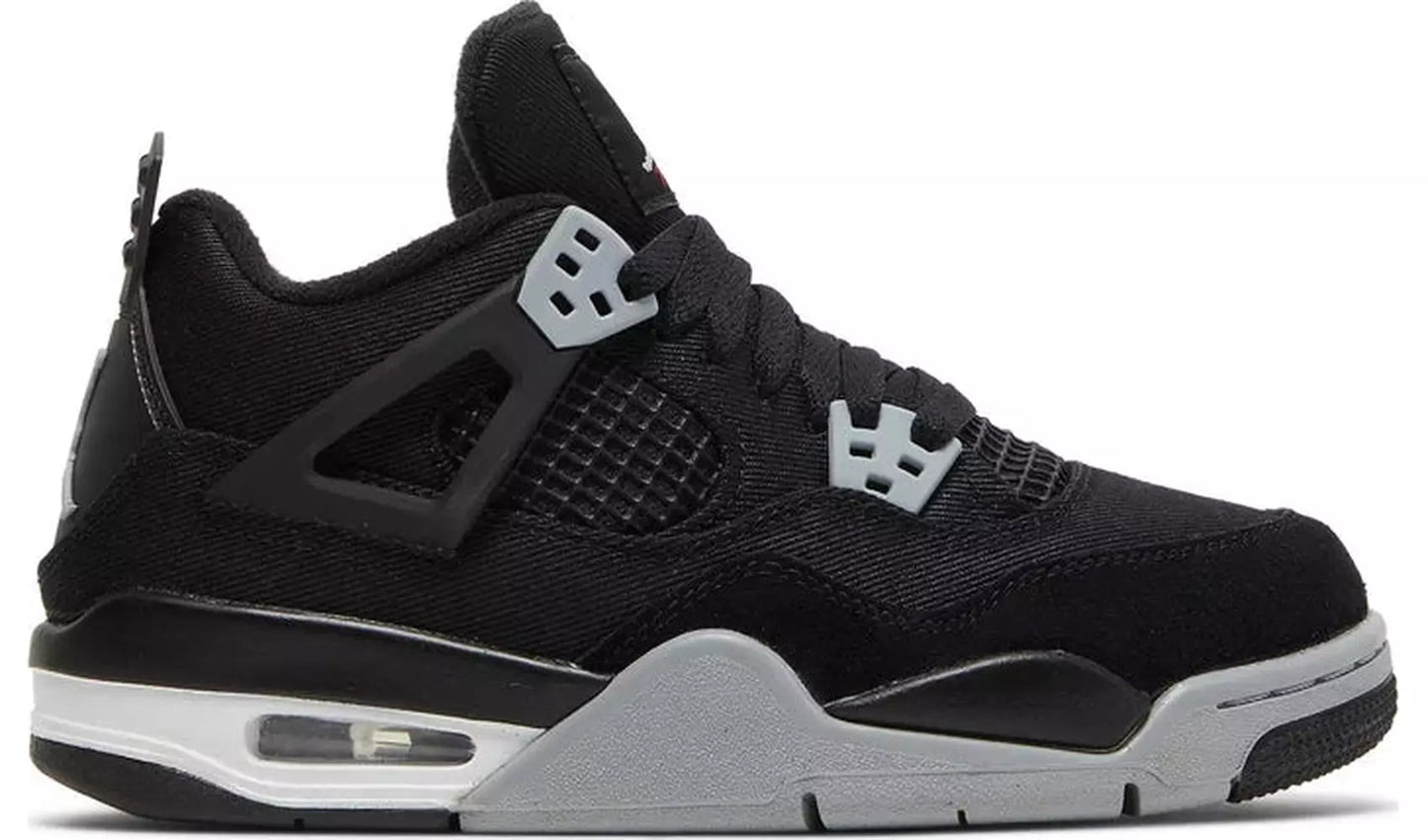 Jordan 4 Black Canvas (GS)