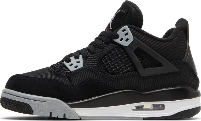 Jordan 4 Black Canvas (GS)