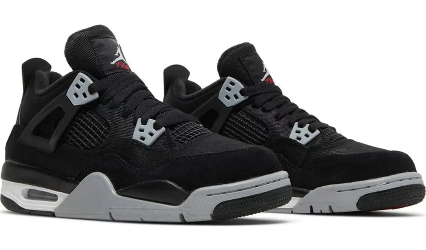 Jordan 4 Black Canvas (GS)