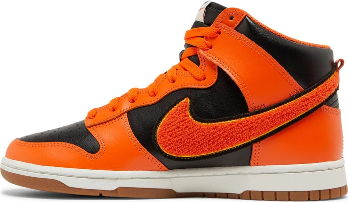 Nike Dunk High University Chenille Swoosh Safety Orange