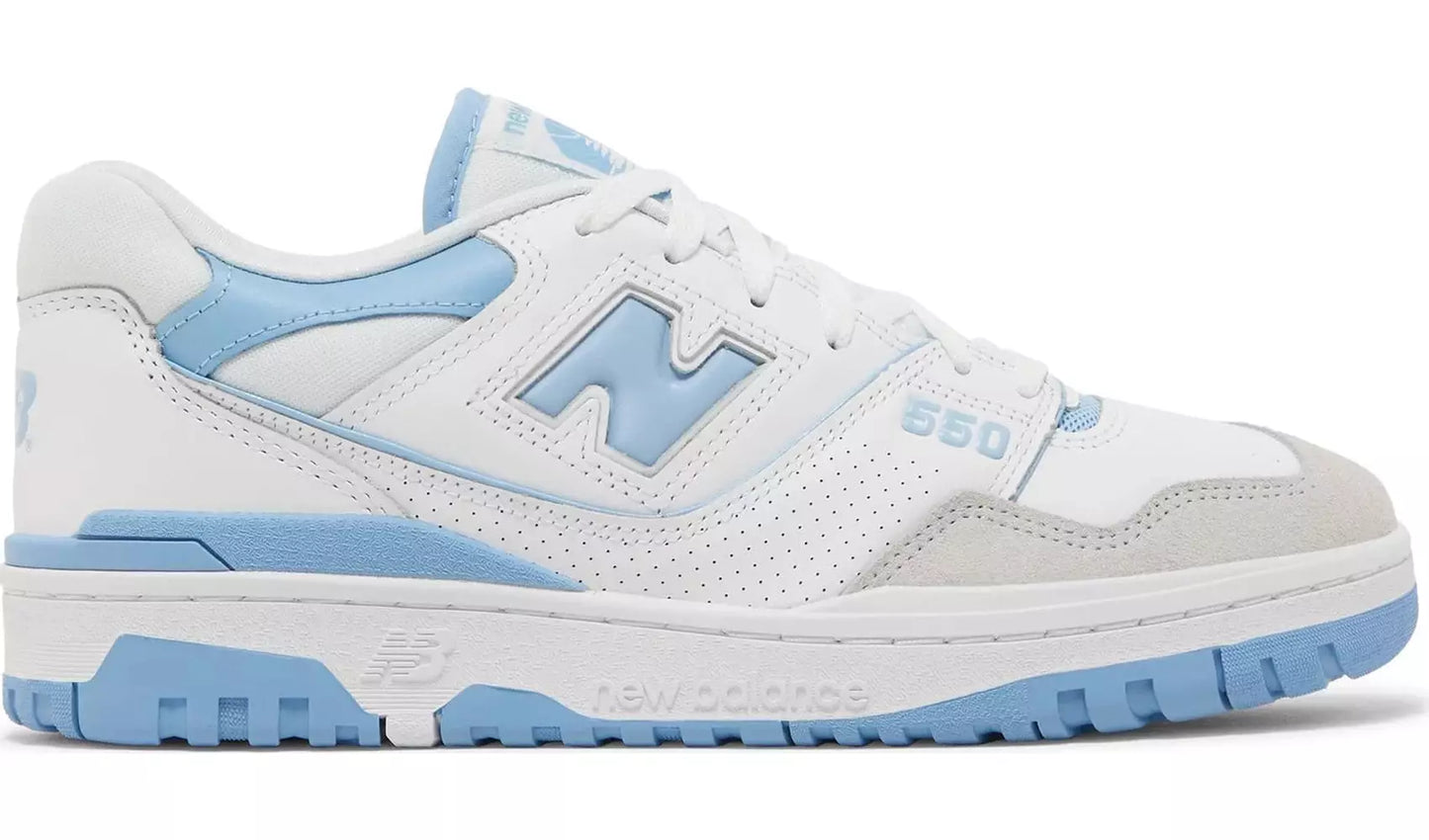 New Balance 550 White University Blue Grey Toe