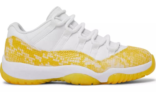 Jordan 11 Retro Low Yellow Snakeskin (W)