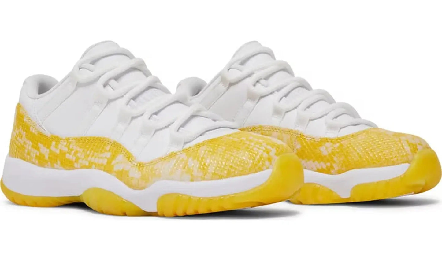 Jordan 11 Retro Low Yellow Snakeskin (W)