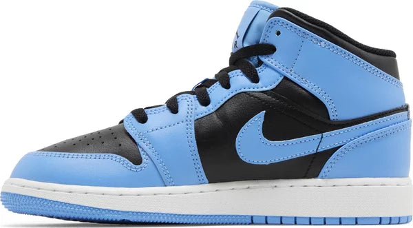 Jordan 1 Mid University Blue Black (GS)