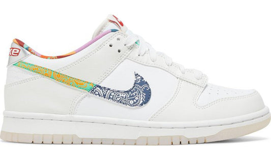 Nike Dunk Low White Multi-Color Paisley (GS)