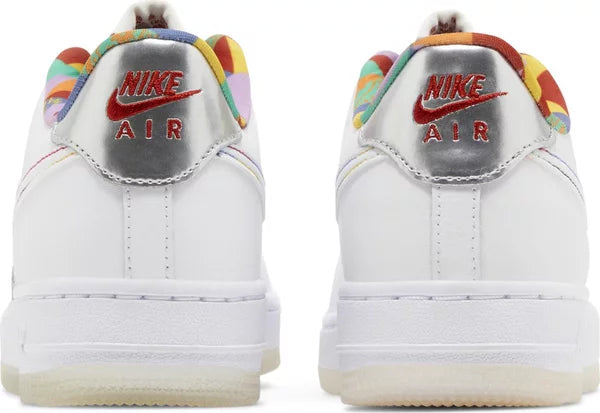 Air Force 1 Low LV8 White Playful Print (GS)