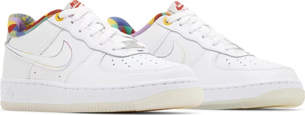 Air Force 1 Low LV8 White Playful Print (GS)