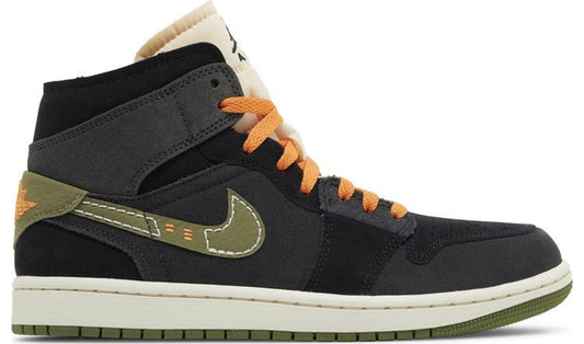 Jordan 1 Mid SE Craft Anthracite Light Olive