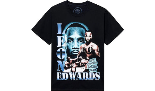 Anti Social Social Club x UFC Leon Edwards Tee Black