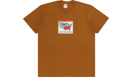 Supreme Weather Tee Brown