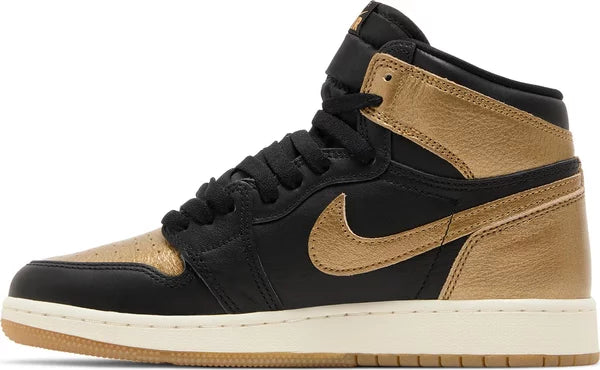 Jordan 1 Retro High OG Black Metallic Gold (GS)