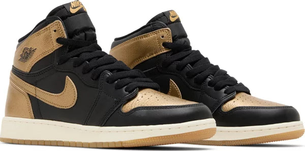 Jordan 1 Retro High OG Black Metallic Gold (GS)