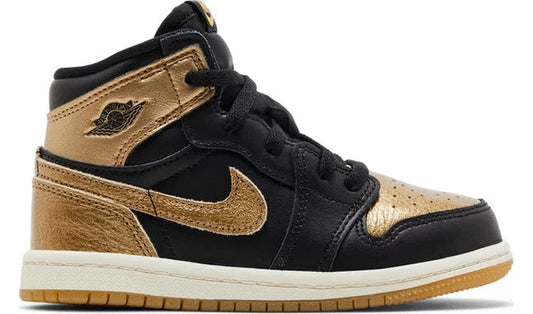 Jordan 1 Retro High OG Black Metallic Gold (TD)