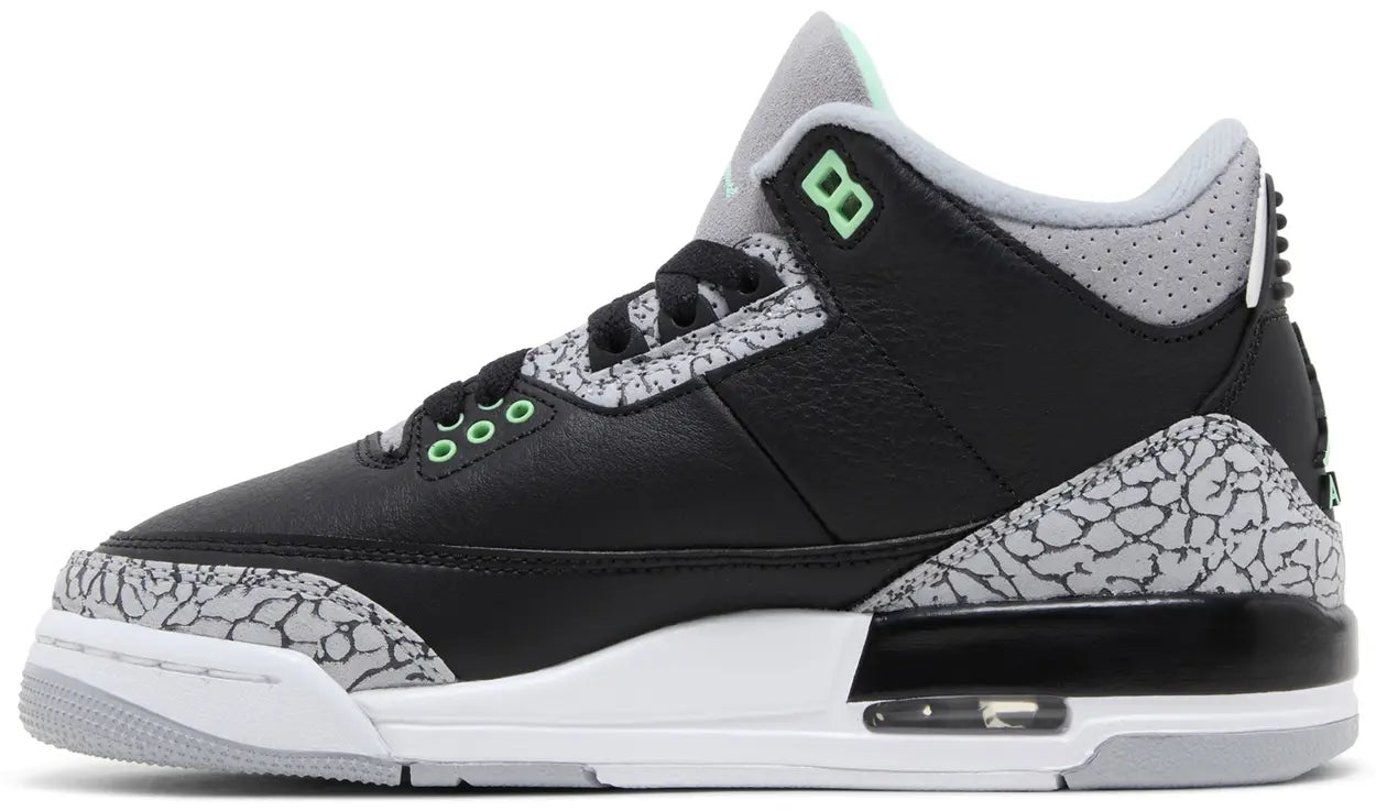 Jordan 3 Retro Green Glow (GS)