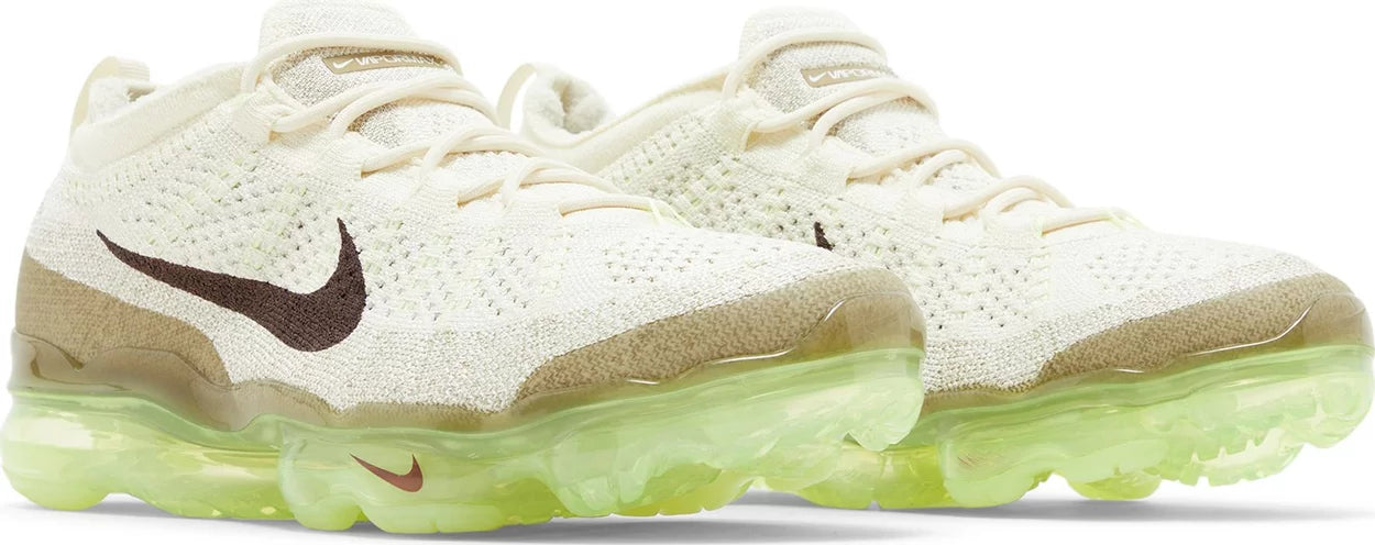 VaporMax 2023 Flyknit Coconut Milk Neutral Olive