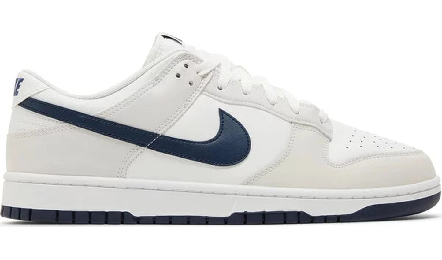 Nike Dunk Low White Midnight Navy