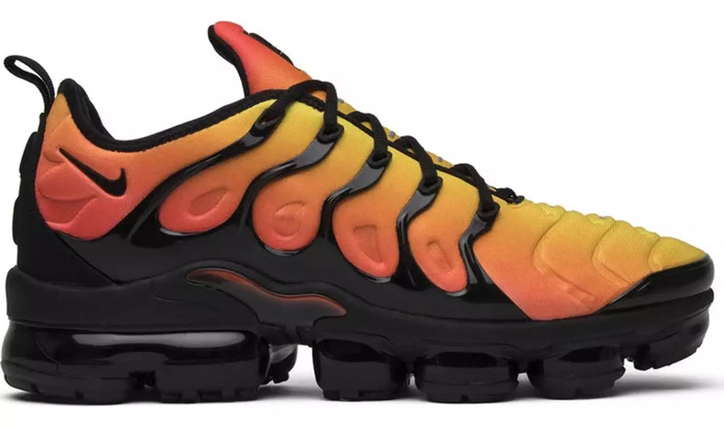 VaporMax Plus Black Orange Crimson