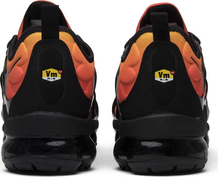 VaporMax Plus Black Orange Crimson