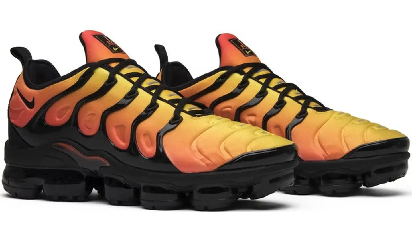 VaporMax Plus Black Orange Crimson