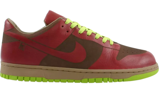 Nike Dunk Low 1-Piece Laser Varsity Red Chartreuse