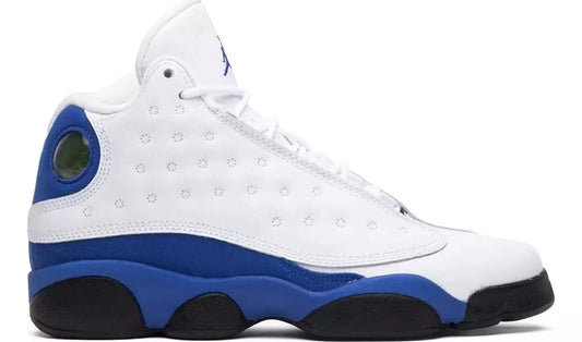 Jordan 13 Retro White Hyper Royal Black (GS)