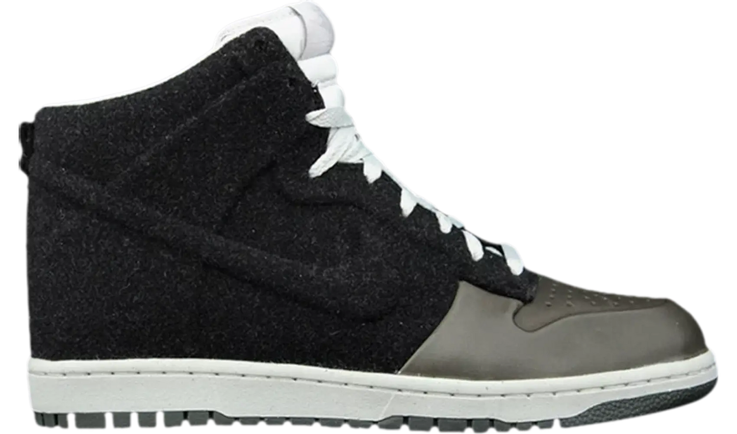 Dunk High Black Wool (W)