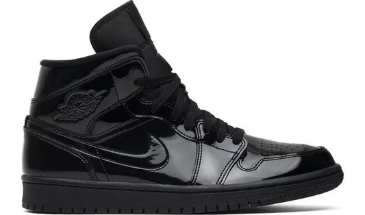 Jordan 1 Mid SE Triple Black Patent (W)