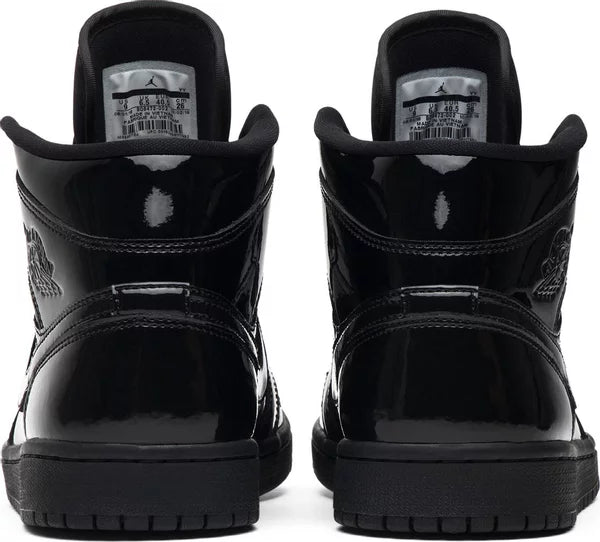 Jordan 1 Mid SE Triple Black Patent (W)