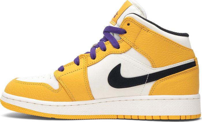 Jordan 1 Mid SE Lakers (GS)