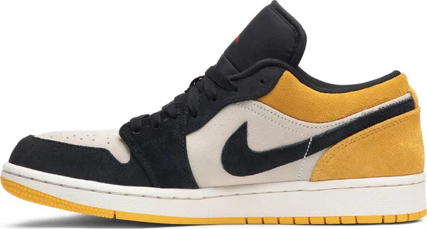 Jordan 1 Low Sail University Gold Black