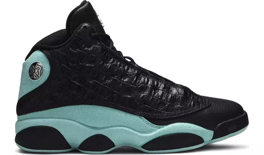 Jordan 13 Black Island Green