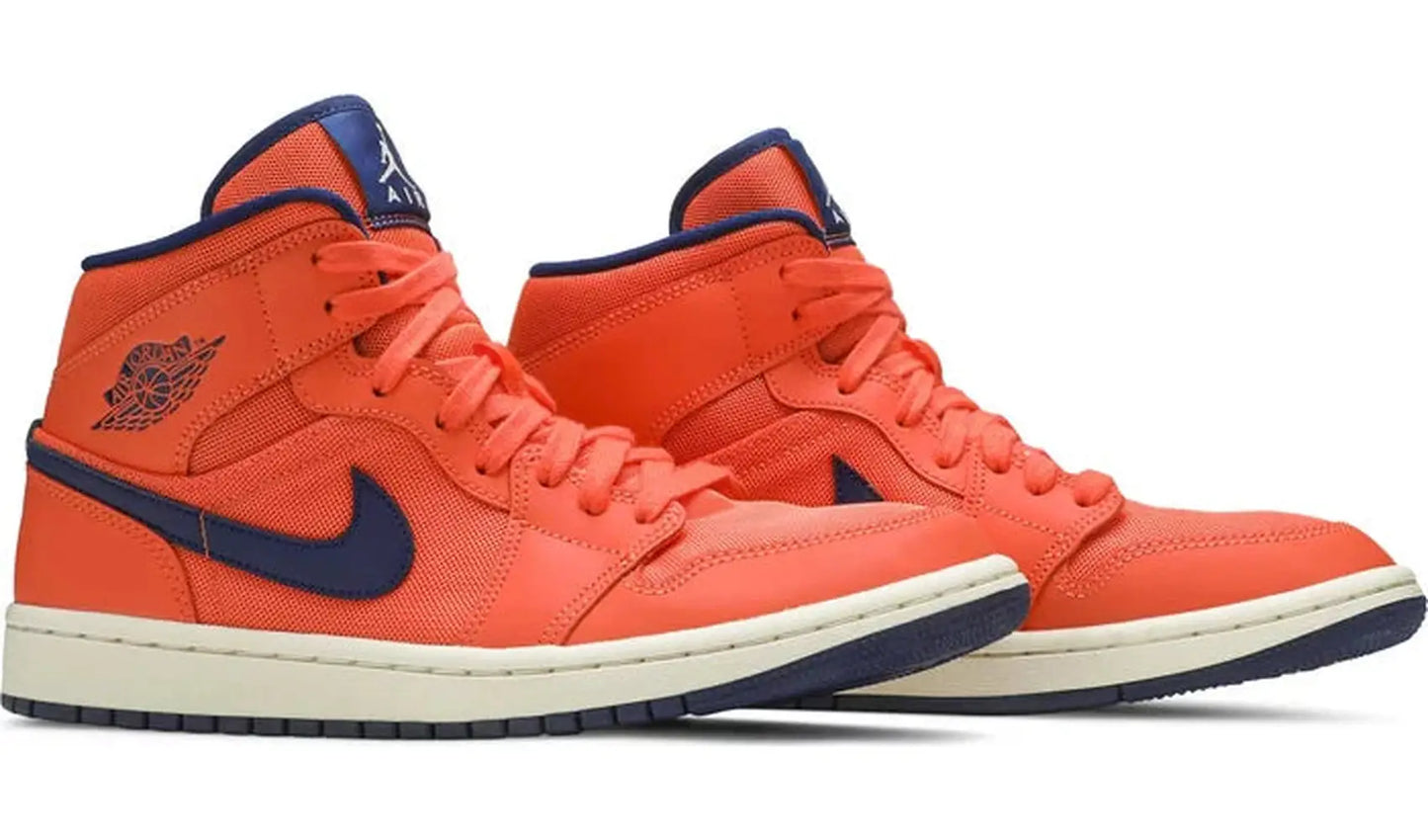 Jordan 1 Mid Turf Orange Blue Void (W)