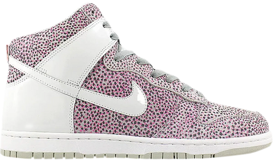 Dunk High Skinny Print Medium Grey Laser Purple (W)