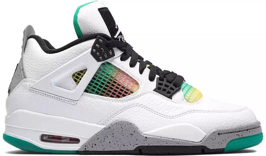 Jordan 4 Lucid Green Rasta