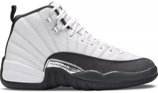 Jordan 12 White/Dark Grey