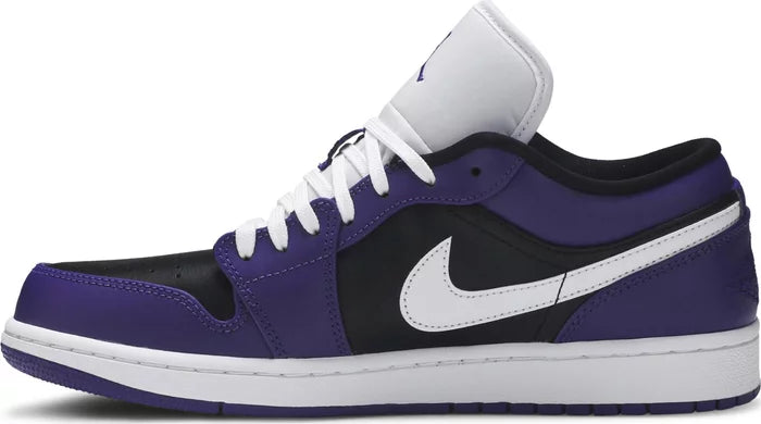 Jordan 1 Low Court Purple Black