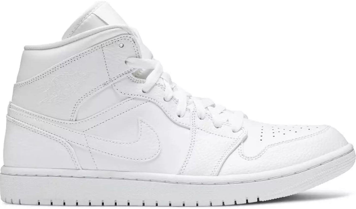 Jordan 1 Mid Triple White 2.0 (2020)