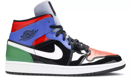 Jordan 1 Mid Multi Patent(W)