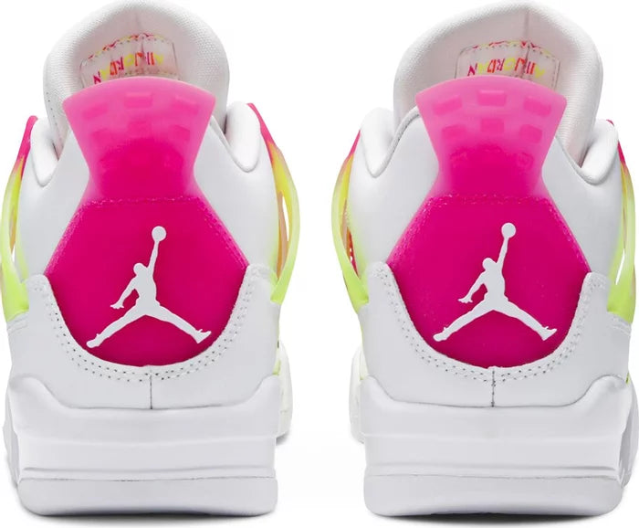 Jordan 4 Retro White Lemon Pink (GS)