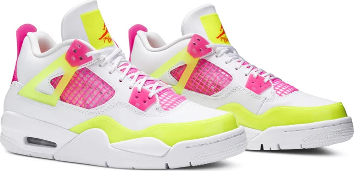 Jordan 4 Retro White Lemon Pink (GS)