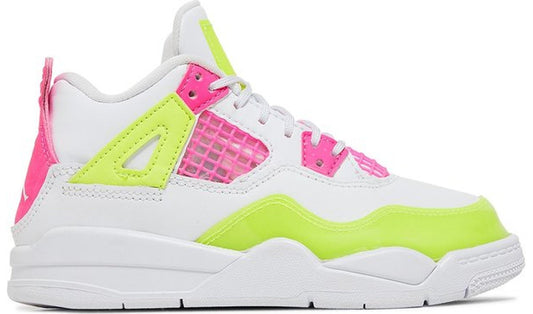 Jordan 4 Retro White Lemon Pink (PS)