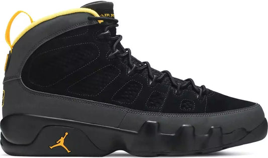 Jordan 9 Dark Charcoal University Gold