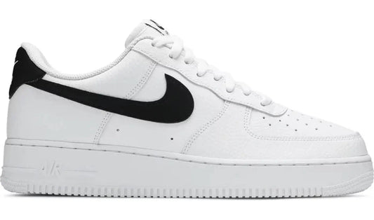 Nike Air Force 1 Low '07 White Black Pebbled Leather(US)