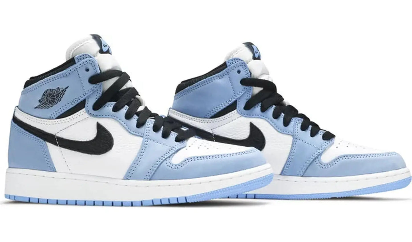 Jordan 1 Retro High White University Blue Black(GS)(US)