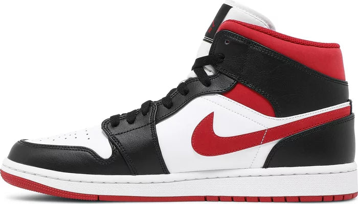 Jordan 1 Mid Gym Red Black White