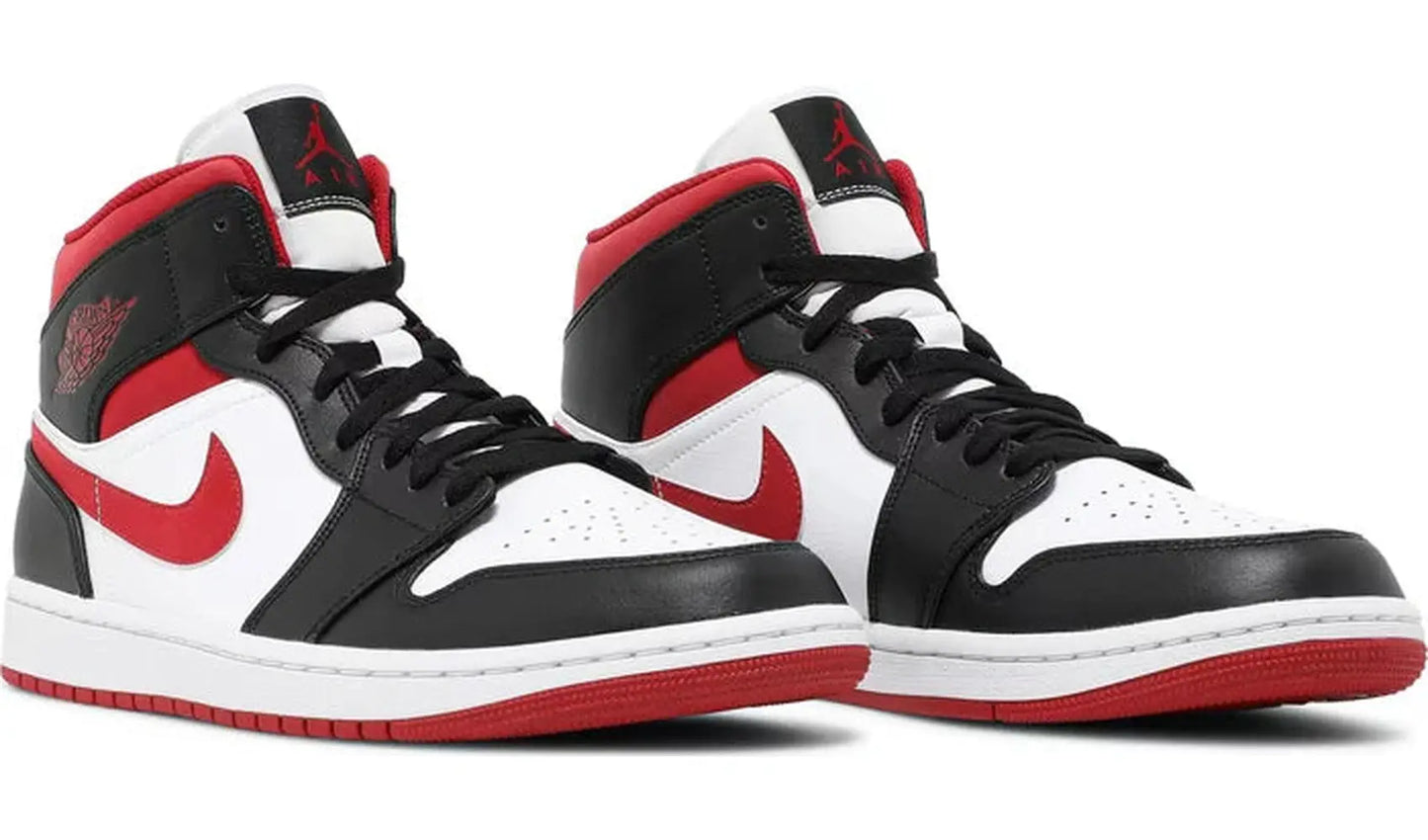 Jordan 1 Mid Gym Red Black White