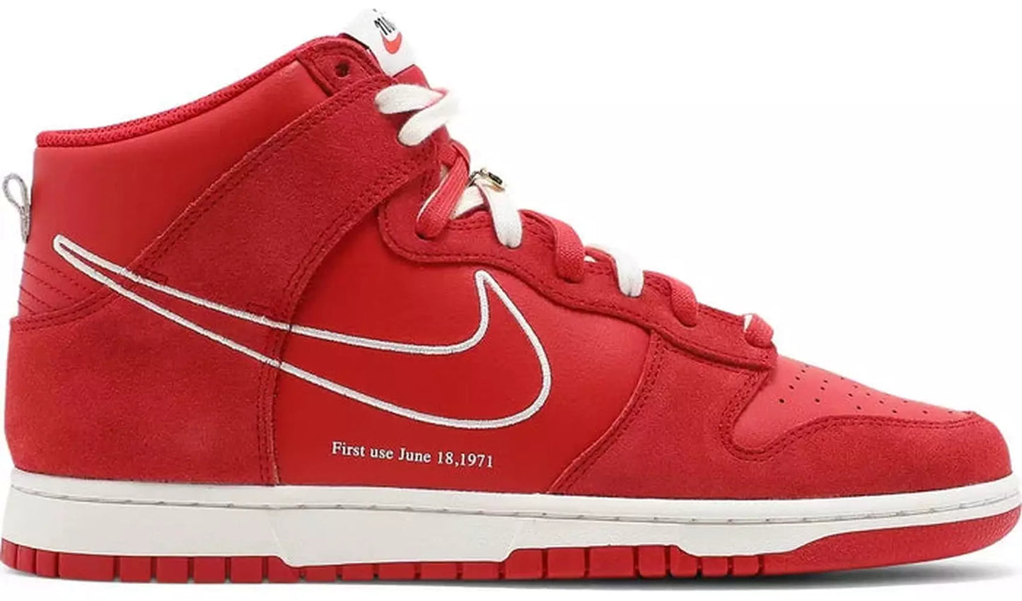 Dunk High First Use Red