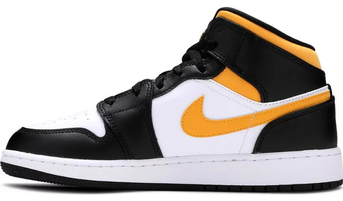 Jordan 1 Mid White Pollen Black(GS)(US)