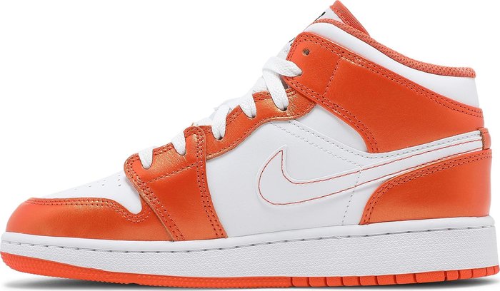 Jordan 1 Mid Metallic Orange (GS)